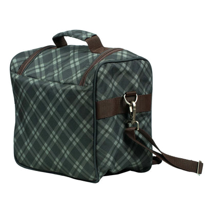 Equinavia Darby Zip Top Grooming Bag - Thyme/Lily Pad