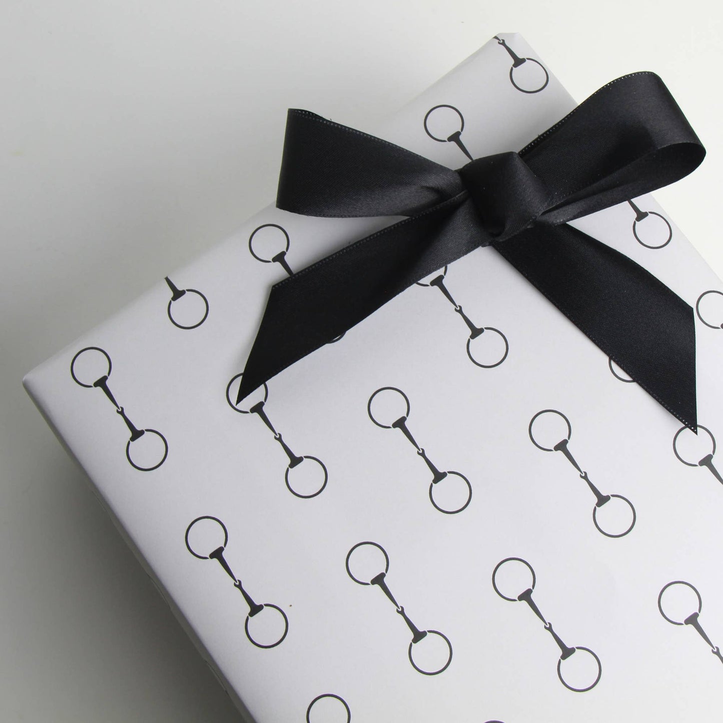 Cream Bits - Equestrian Horse Gift Wrapping Paper