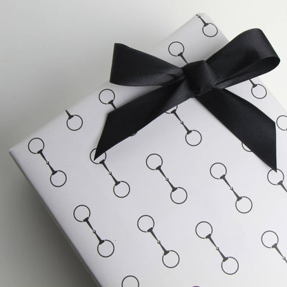 Cream Bits - Equestrian Horse Gift Wrapping Paper