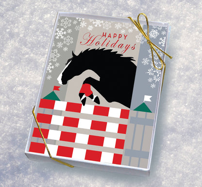 Horse Boxed Christmas Cards | Jumper Snowflake | 8 Holiday