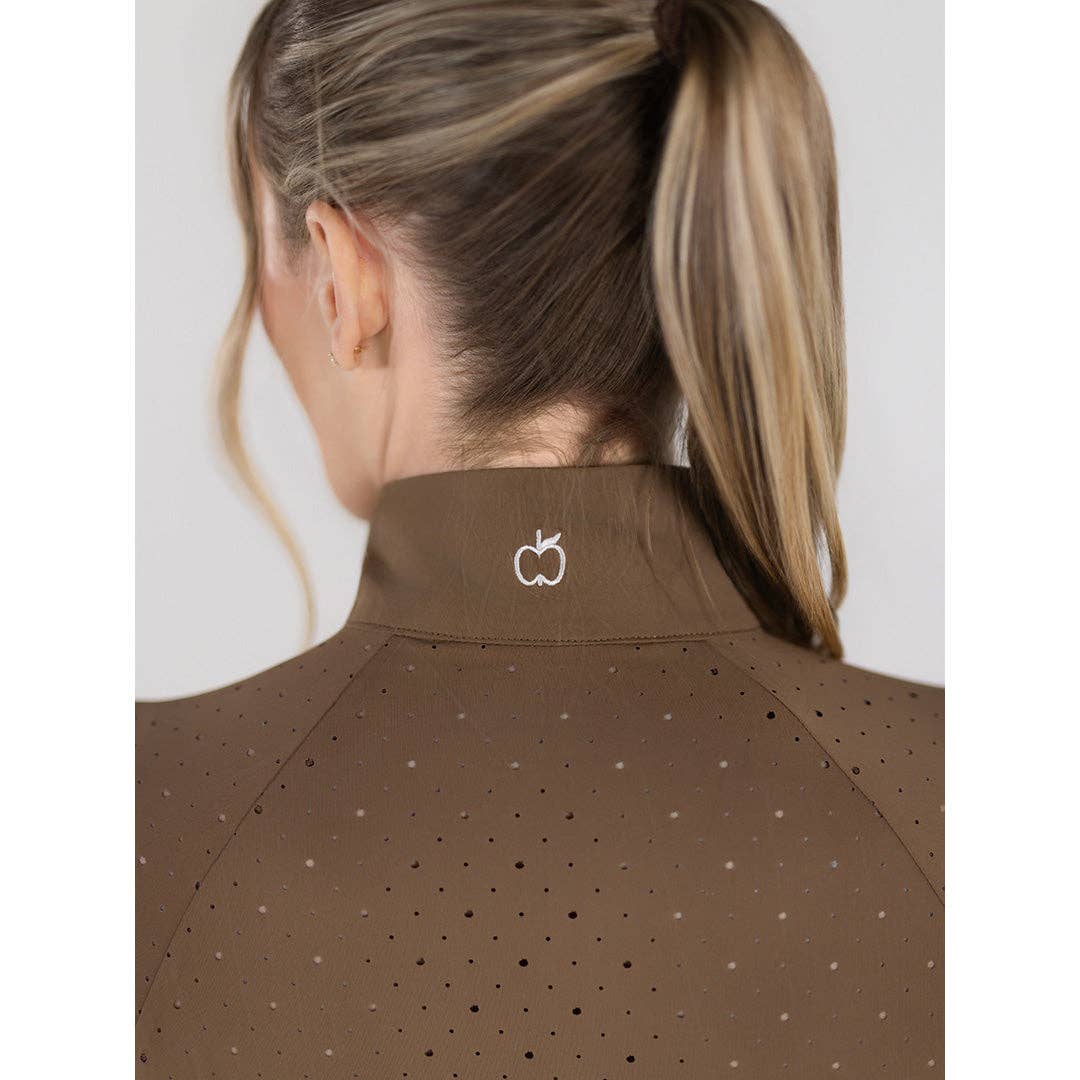 Dapplebay Lady 1/4 Zip Aircut LS Riding Top