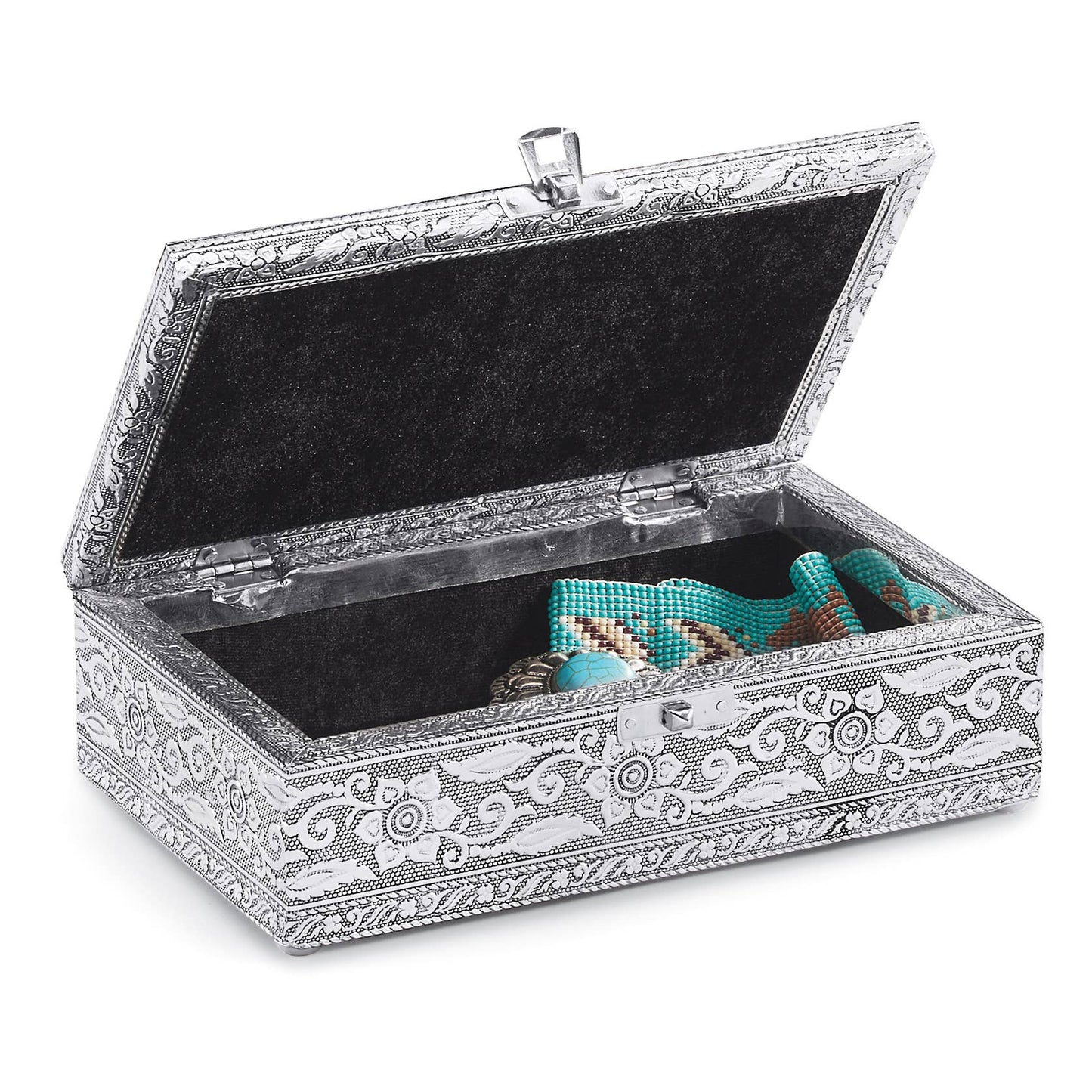 Horse Tin Jewelry Box