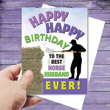 Horse Greeting Birthday Card