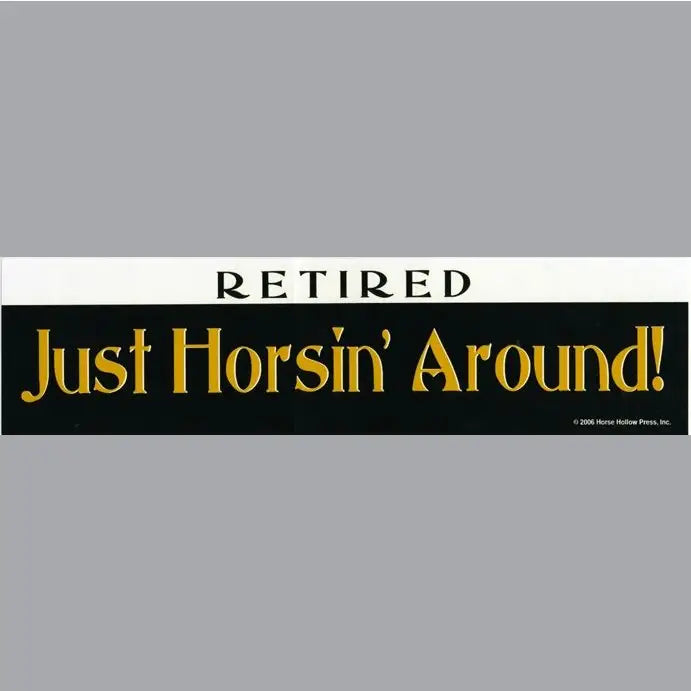 Horse Bumper Sticker