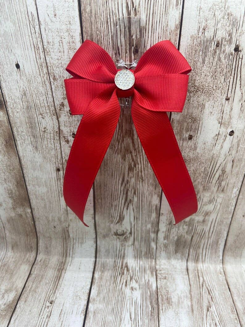 Horse Show Red Tail Ribbon - Warning Ribbon