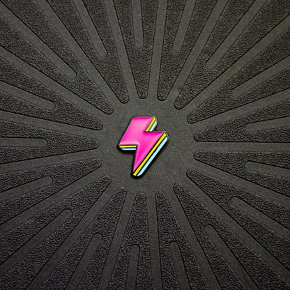 Lightning Bolt Pins: Electric Pink