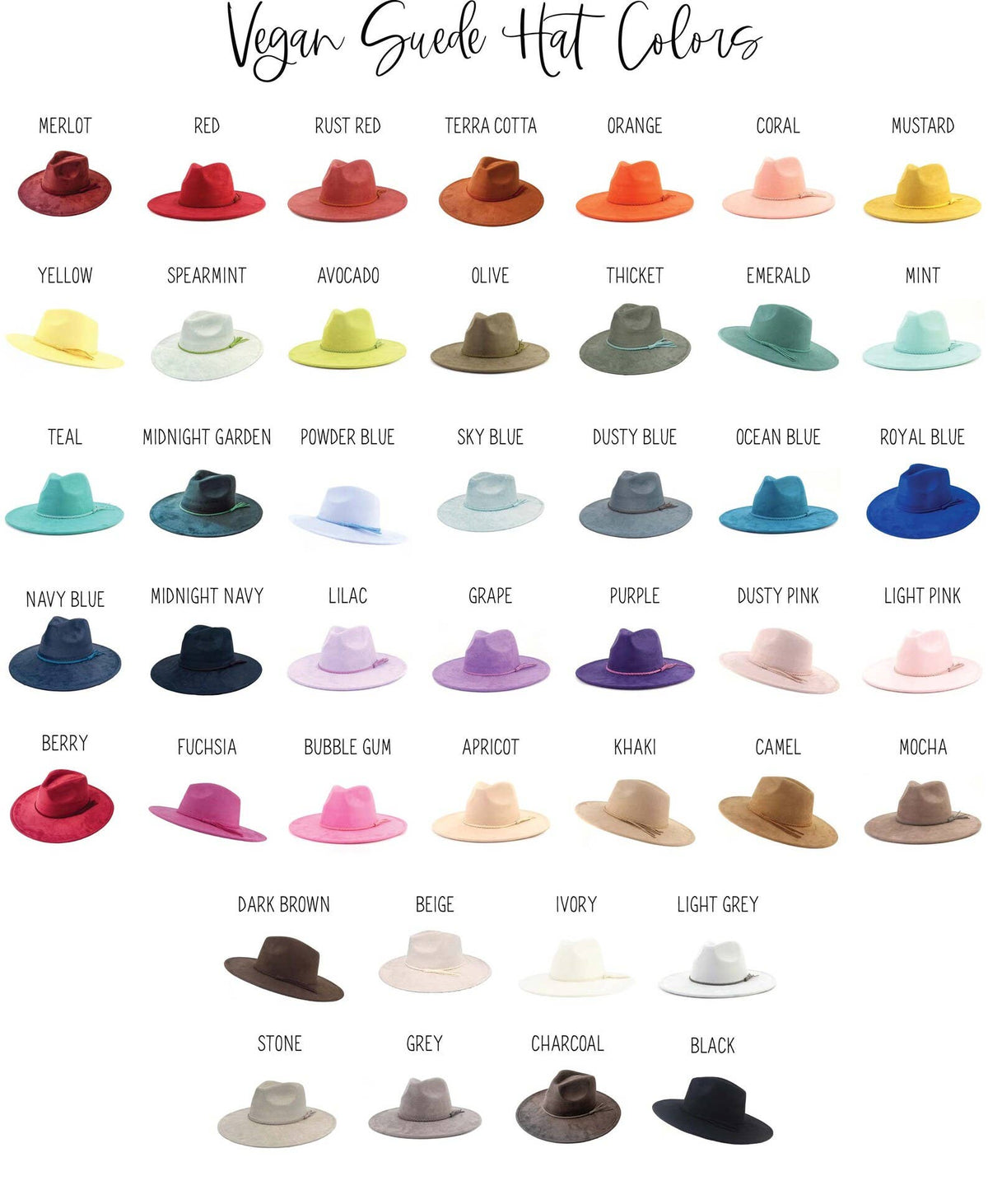 Engraved Wildflower Hat