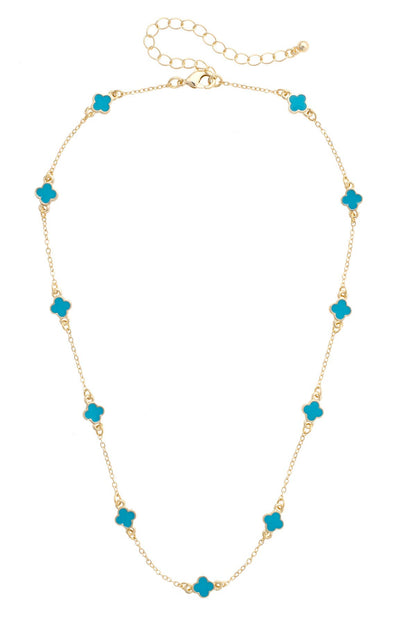Margaret Dainty Clover Necklace