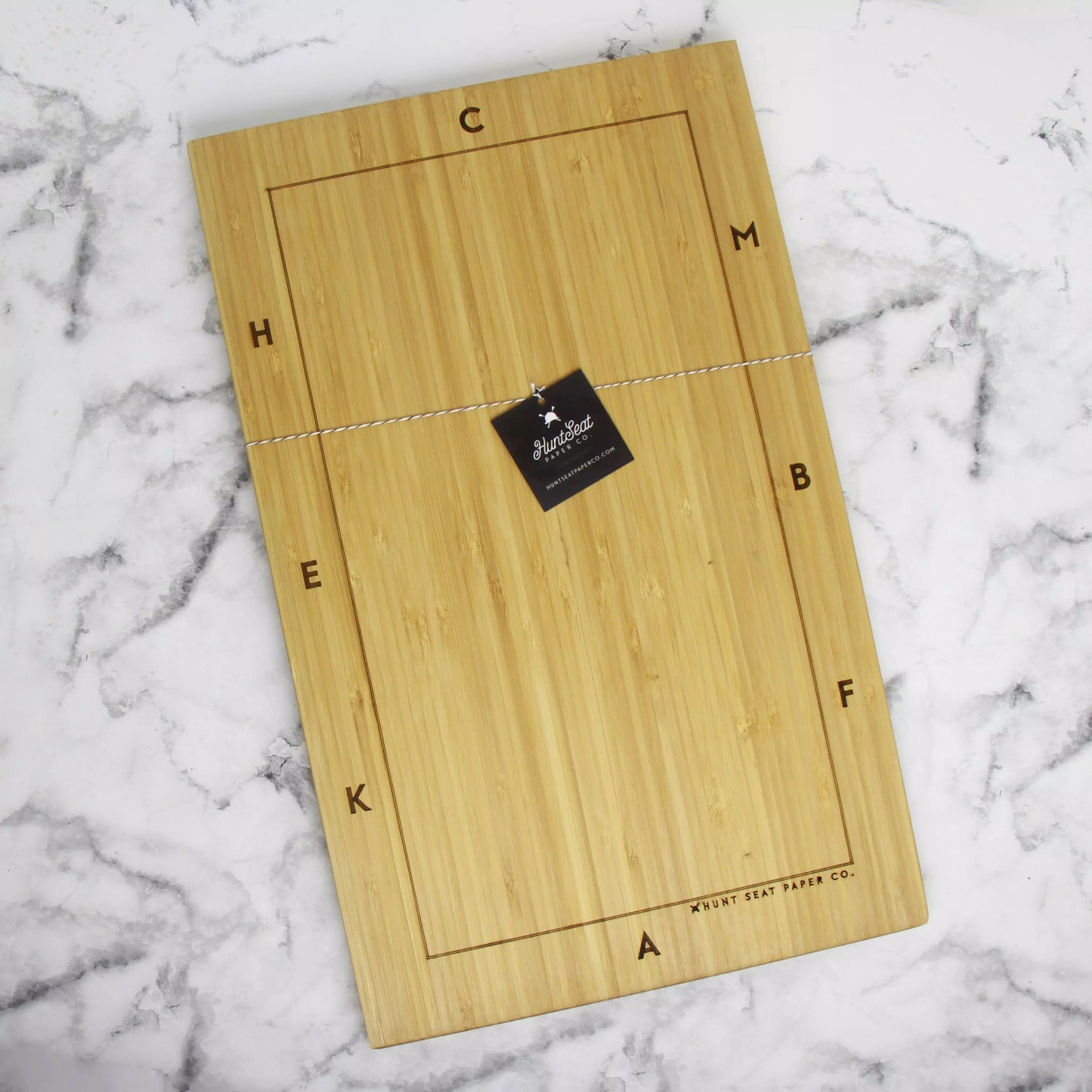 Double-Sided Dressage + Jump Course Cutting Board