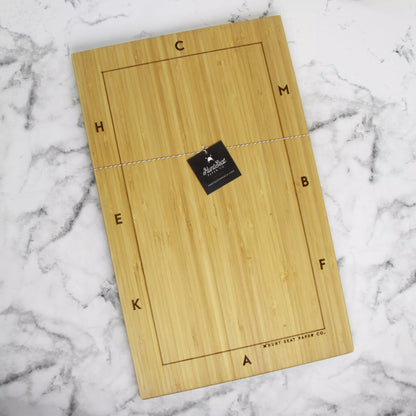 Double-Sided Dressage + Jump Course Cutting Board