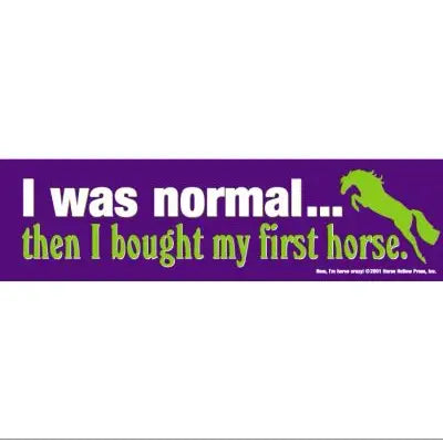 Horse Bumper Sticker
