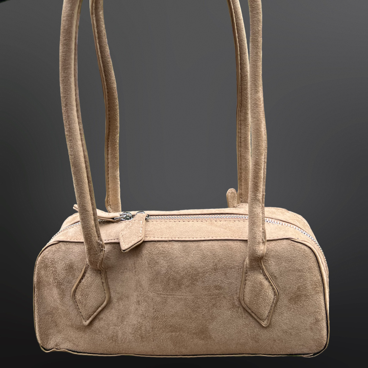 Western Equestrian Handbag Palomino Snaffle Bit Suede Purse