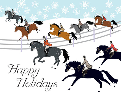 Horse Boxed Christmas Cards | Fox Hunt | 8 Holiday