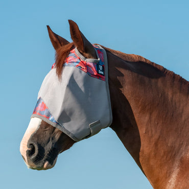 Crusader Patterned Fly Mask, Standard