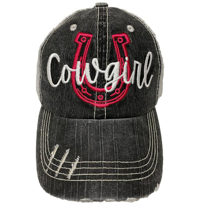 Cowgirl Women's Western Embroidered Baseball Cap