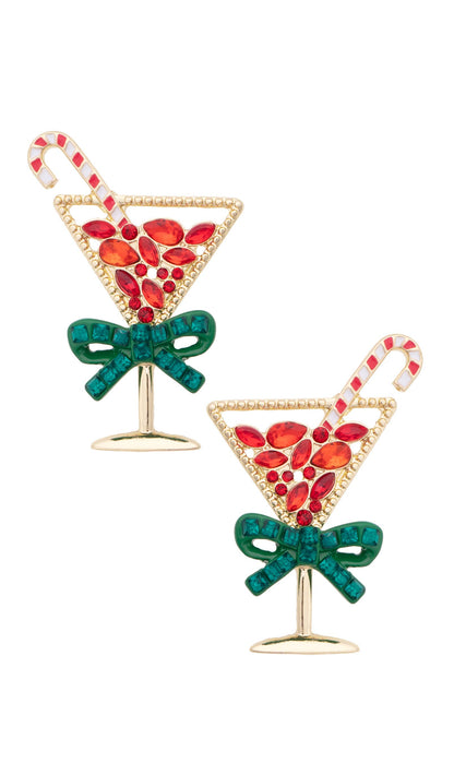 Mistletoe Martini Earrings in Multi
