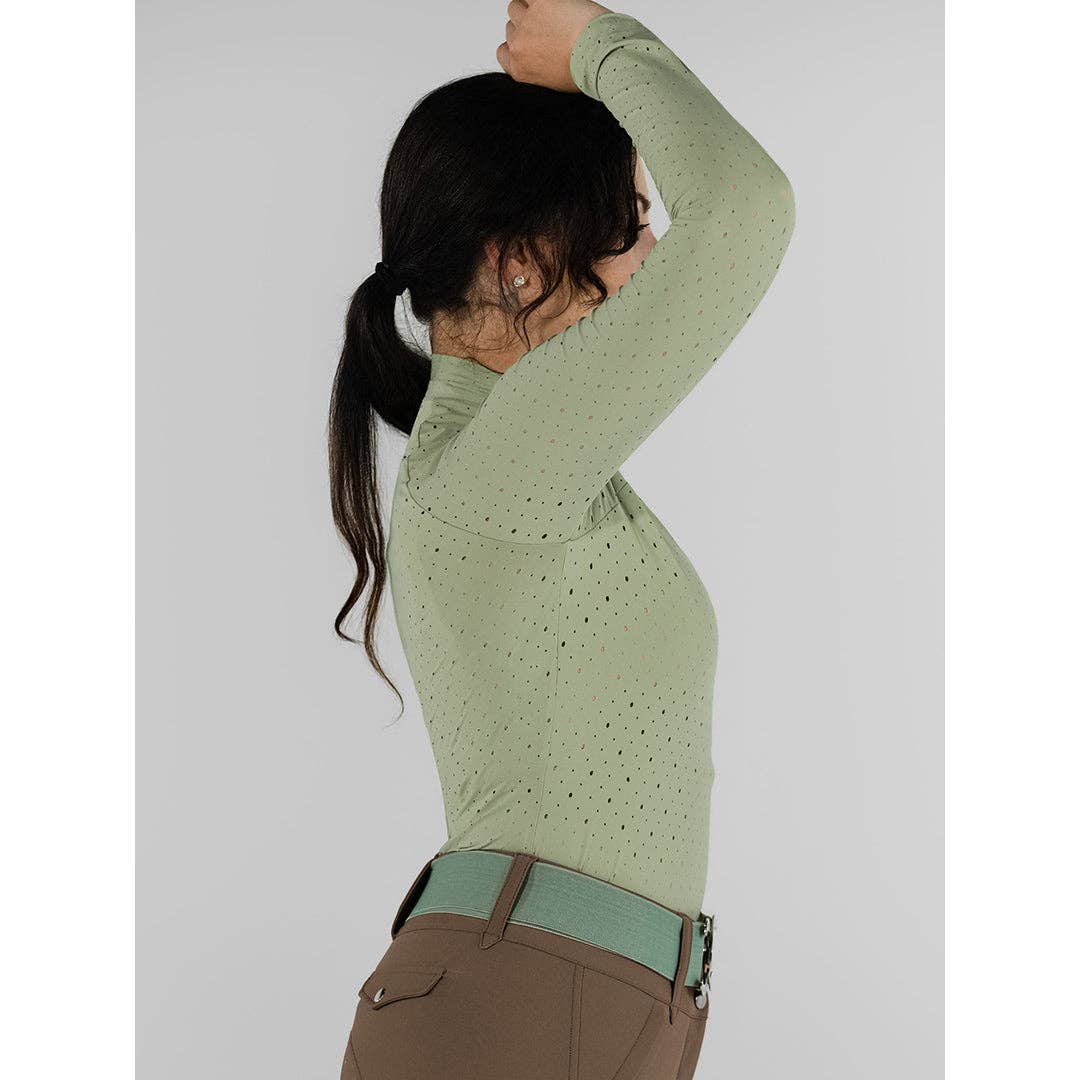 Dapplebay Aircut Mock Neck LS Top
