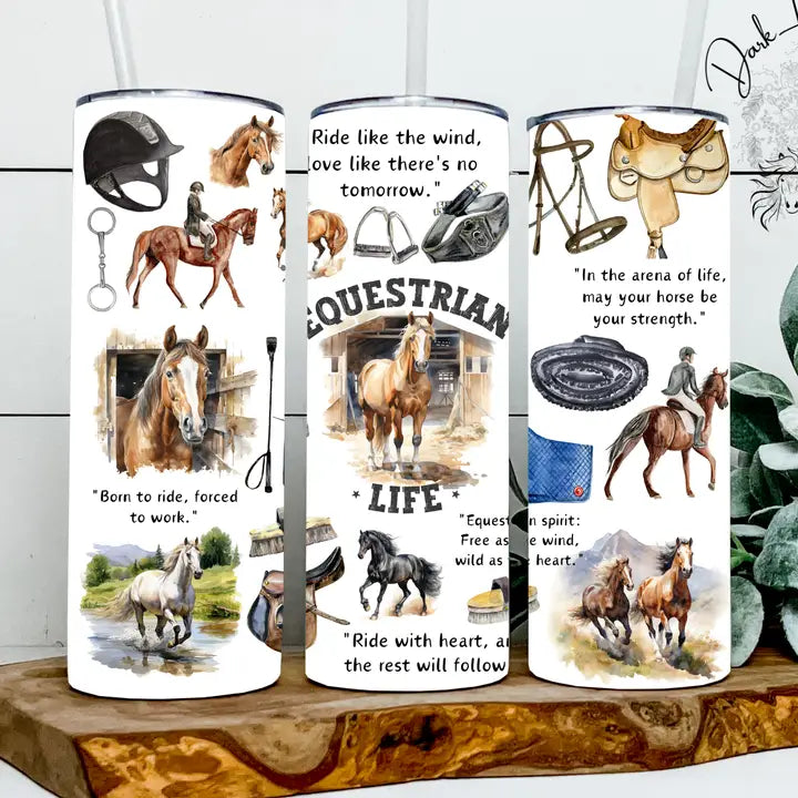 Equestrian Life / Lifestyle / Ride Like the Wind Tumbler