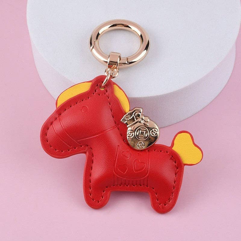 Adorable Horse-Shaped Keychain Pendant