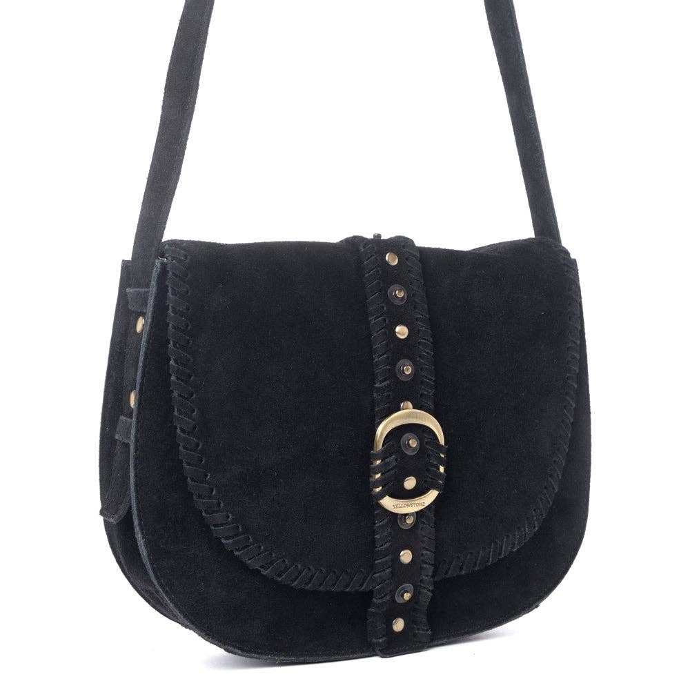 Yellowstone Iron Frontier Suede Leather Bag