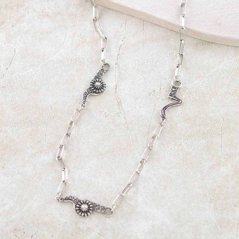 Western Horse Bit Necklace