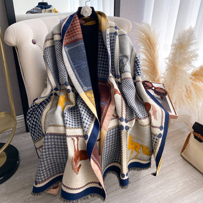 Blue Equine Rearing Reversible Wrap