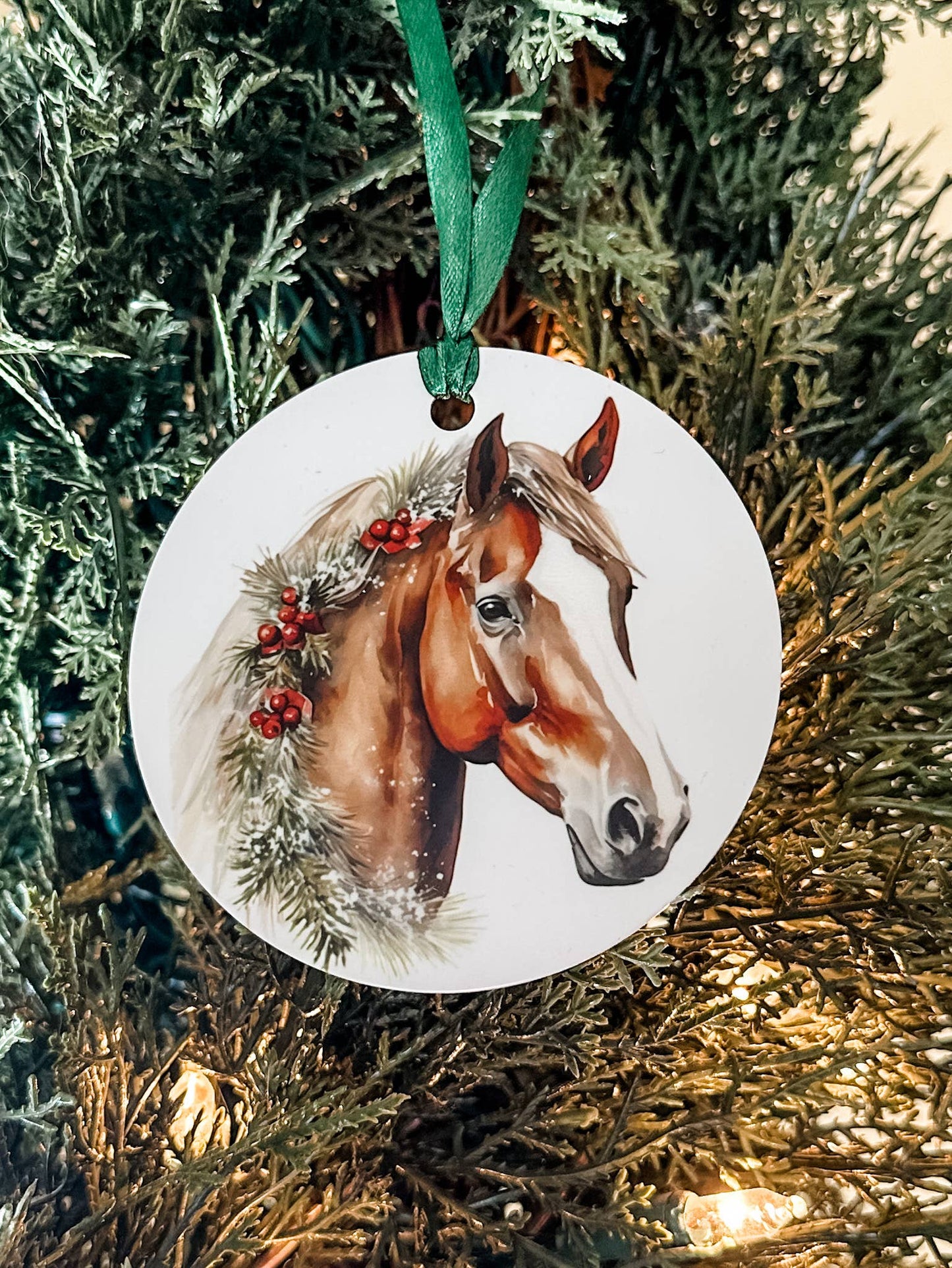 Christmas Ornament - Holiday Horses (Multiple Options)