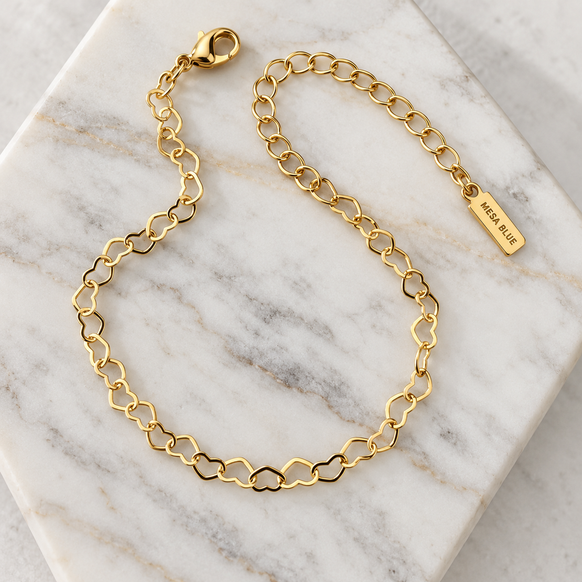 Heart Chain Bracelet