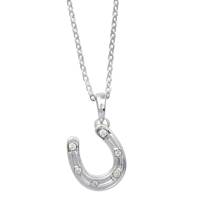 AWST Int'l Horseshoe Pendant Necklace w/Colorful Cowboy Hat Gift Box