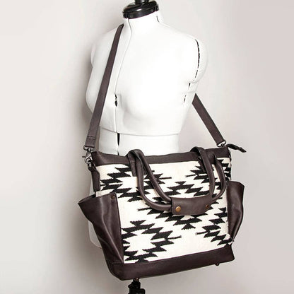 Ladies Hand Woven Western Saddle Blanket Tote