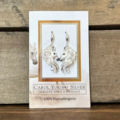 Arabian Horse Face Earrings/Wire - Jewelry