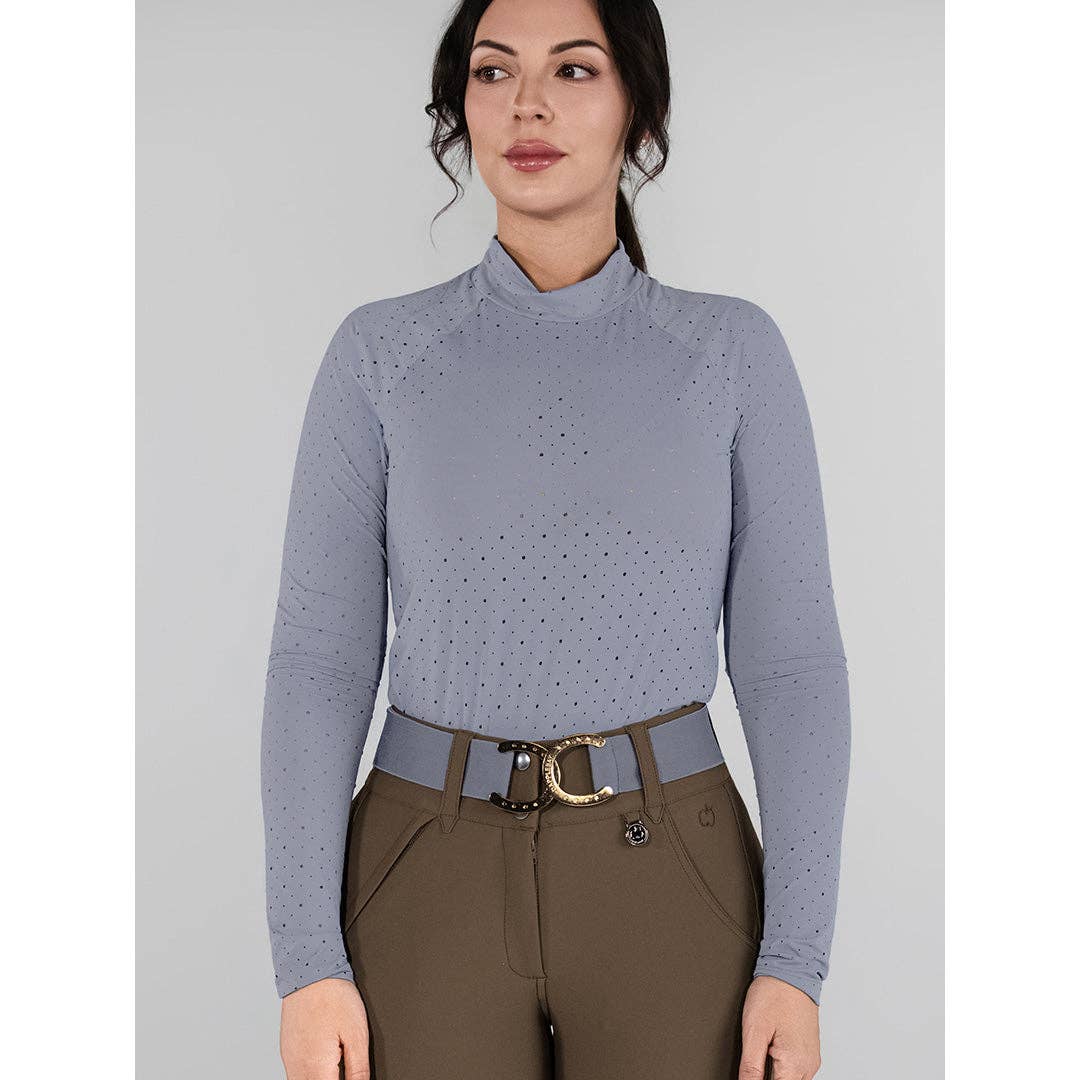 Dapplebay Aircut Mock Neck LS Top