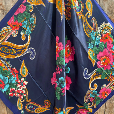 35X35" Colorful Paisley Wild Rag / Scarf WR323