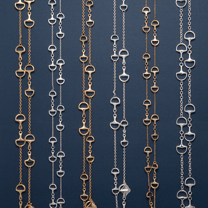Long Baby Horsebit Necklace