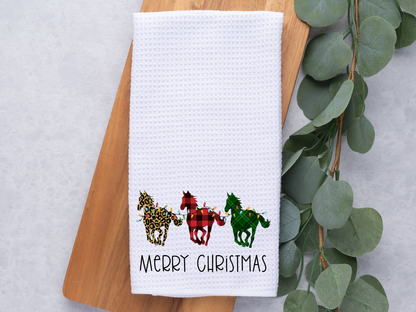 Merry Christmas - Horse Edition - Kitchen / Hand Towel