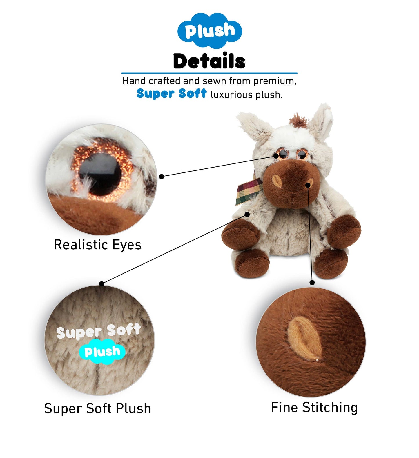 Super Soft Plush - Floppy Donkey