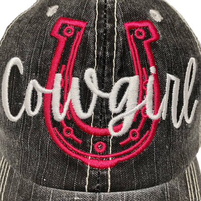 Cowgirl Women's Western Embroidered Baseball Cap