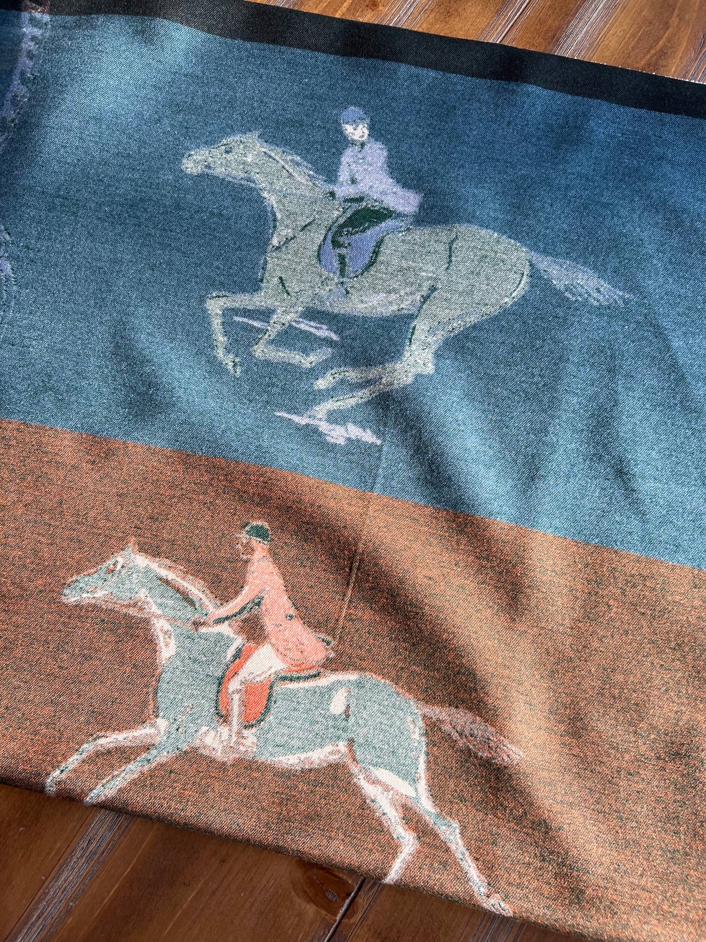 Fox Hunter Jumper English Side Saddle Equestrian Horse Scarf