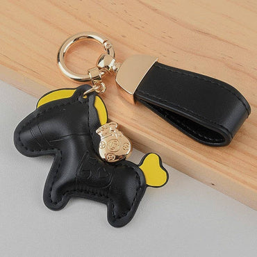 Cute Leather Pony Keychain Pendant