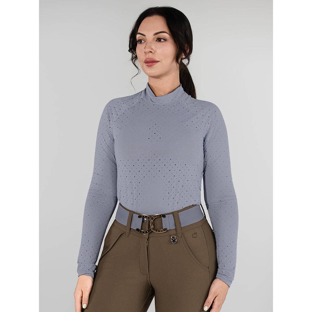 Dapplebay Aircut Mock Neck LS Top