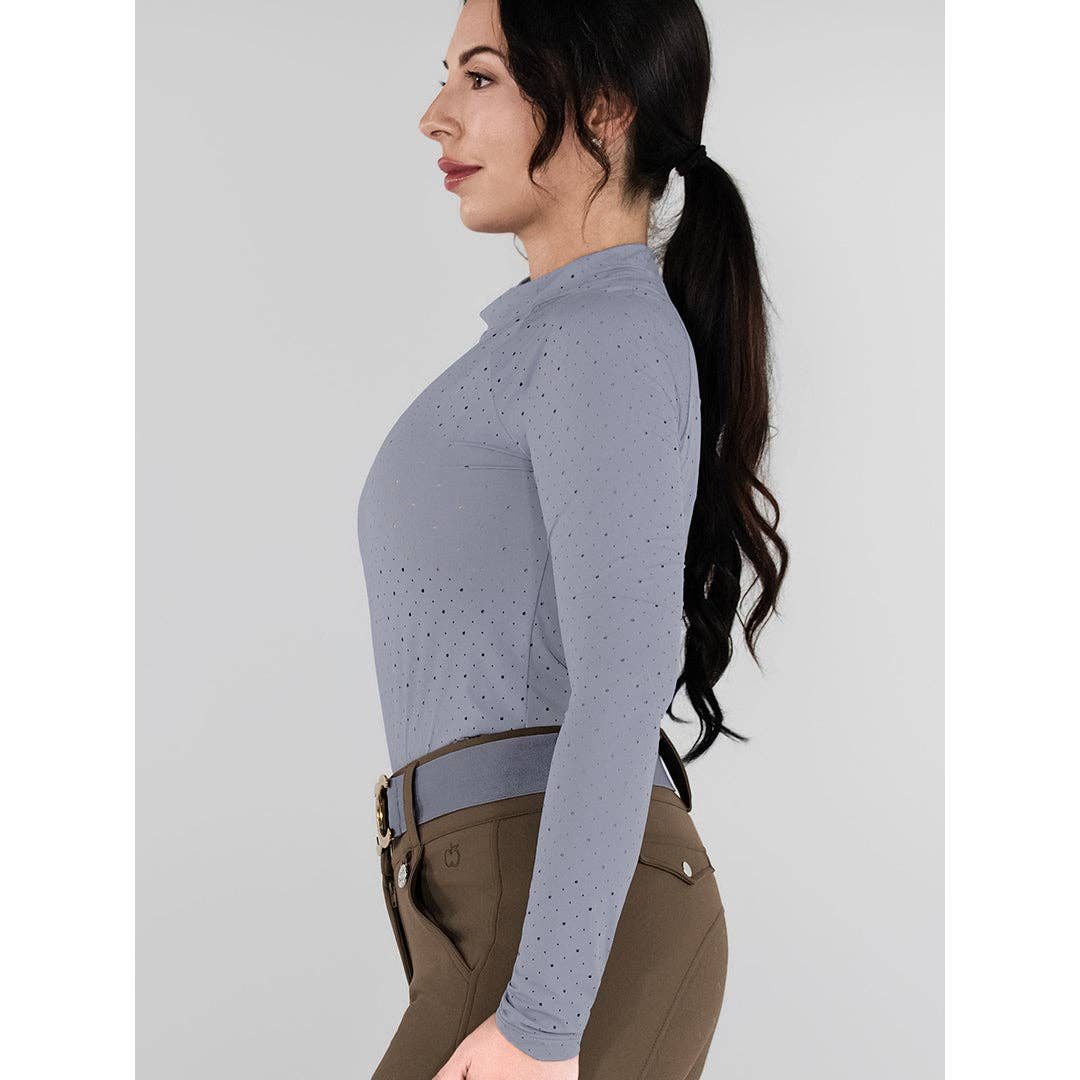 Dapplebay Aircut Mock Neck LS Top