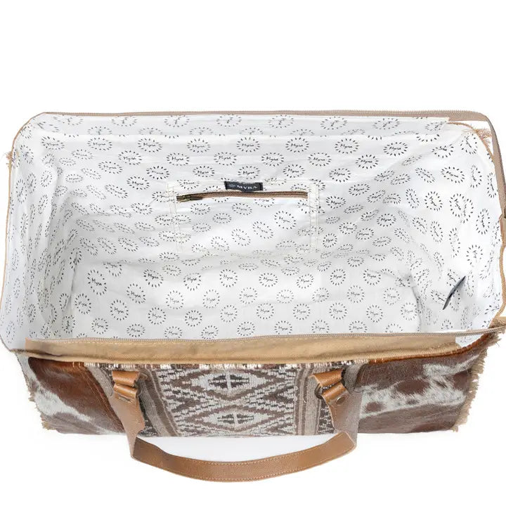 Myra Elisa Leather Weekender Bag