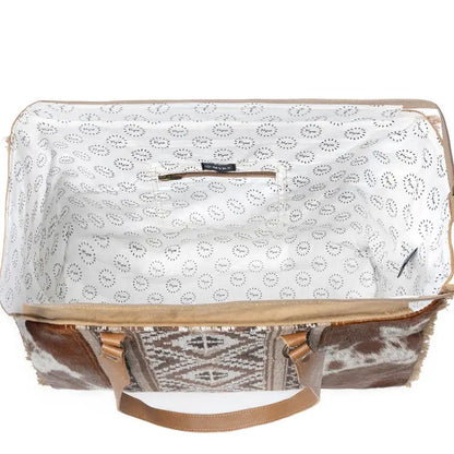 Myra Elisa Leather Weekender Bag