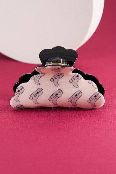 Western Hat / Boot Style Hair Claw Clips