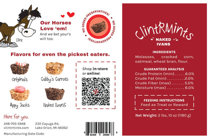 ClintRMint Horse Treats Naked Ivan Flavor
