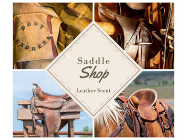 Saddle Shop Candle in Reusable Whiskey Glass