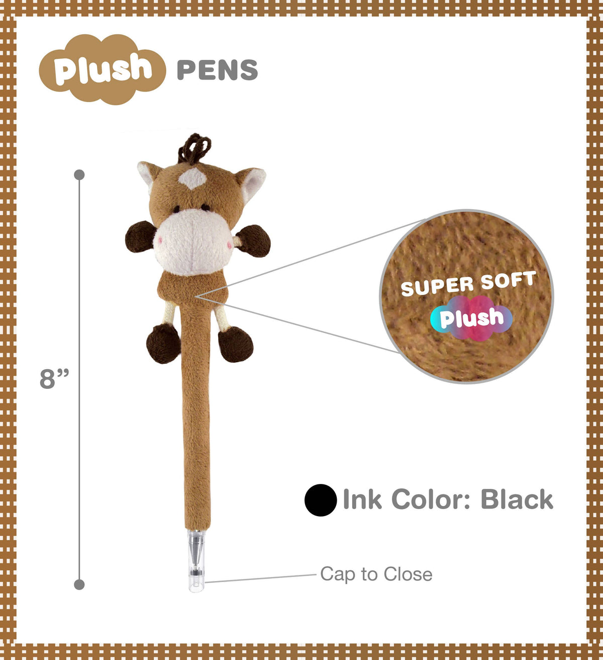 Plush Pen - Horse