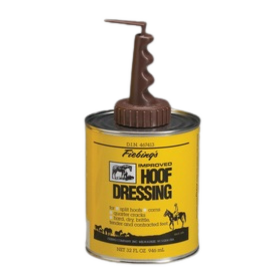 Fiebing Hoof Dressing With Brush 32 OZ