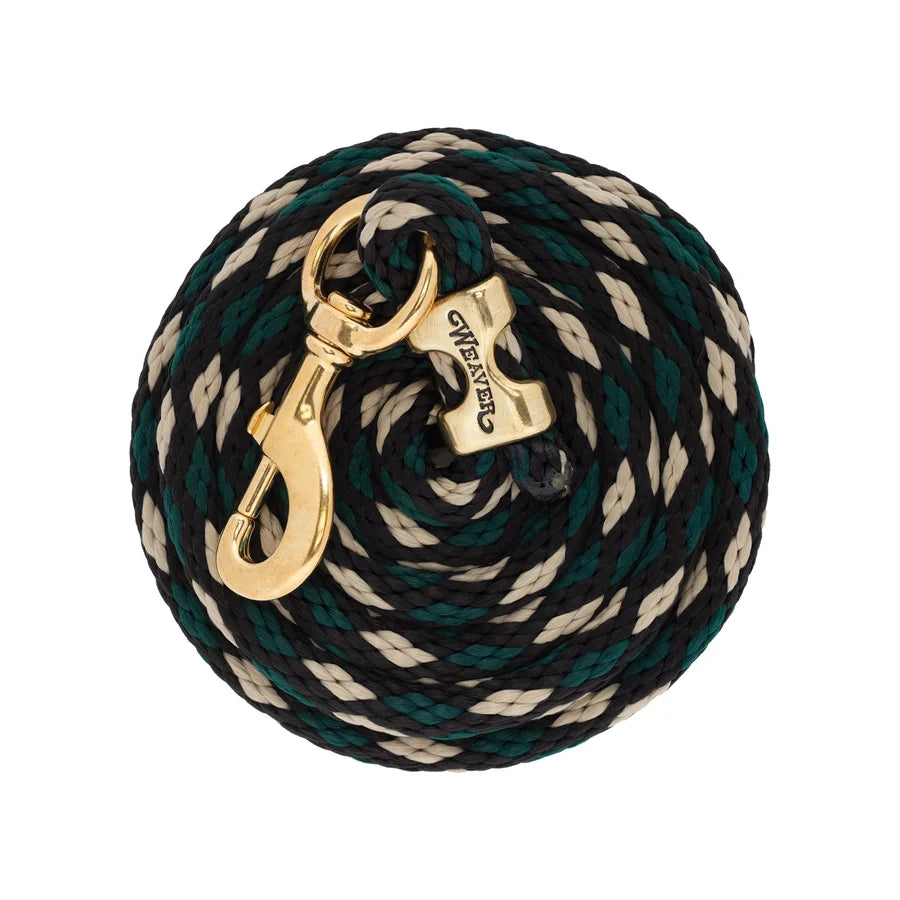 Poly Lead Rope with a Solid Brass 225 Snap