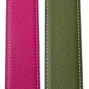 Dreamers & Schemers ManeJane Fuchsia/Olive Reversible Belt Strap